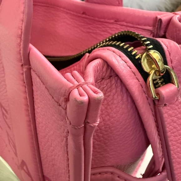 Marc Jacobs The Leather Tote Crossbody Bag – Candy Pink -Rare & Sold Out - Picture 12 of 16